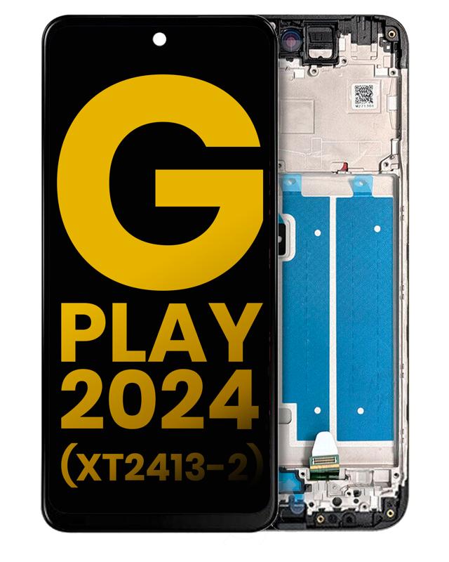 Écran De Remplacement LCD Pour Motorola Moto G15 4G (2024) - Noir - Sans Châssis - Neuf