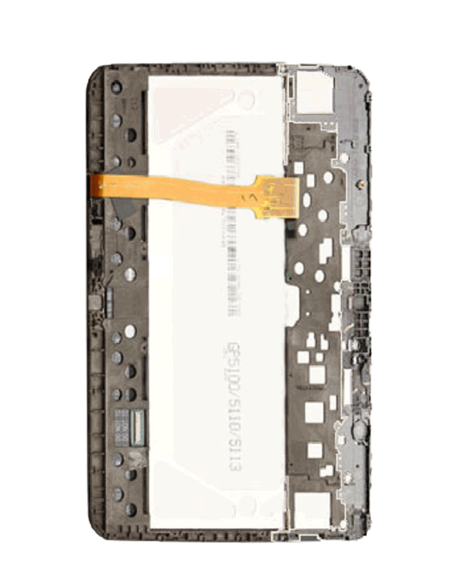 Vetro Frontale Touch Screen Digitizer Con Adesivo Per Samsung Galaxy Tab 3 10.1 (GT-P5200 / P5210) - Nero - Ricambio Display (Solo Vetro)