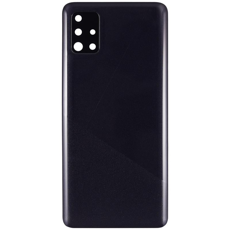 Tapa trasera con lente de camara para Samsung Galaxy A51 4G (A515 2019) Prism Crush Black