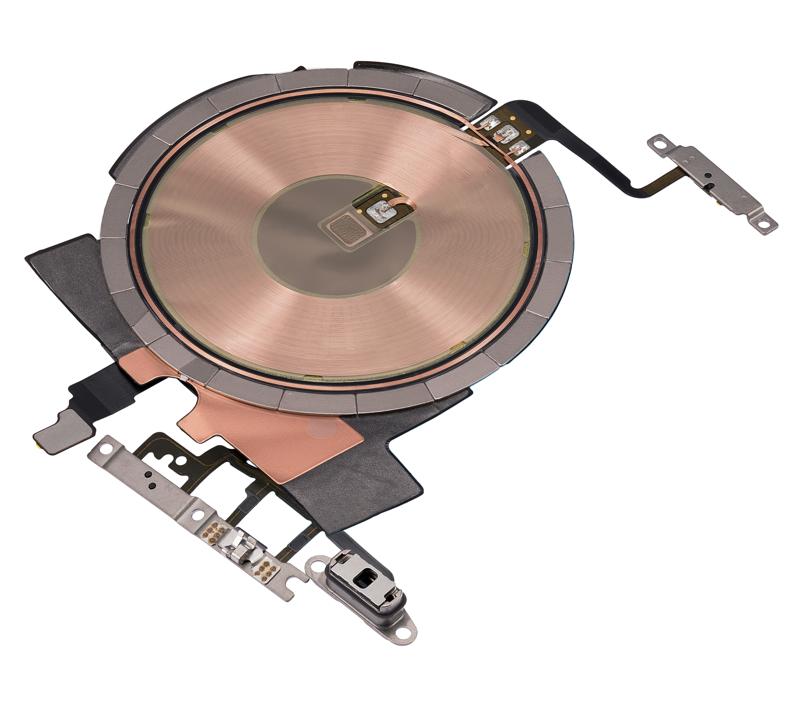 Flex de carga inalambrica NFC con flex de volumen para iPhone 13