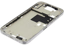 Tapa superior blanca de titanio para iPhone 16 Pro Max, repuesto para cambio de carcasa y reparación.