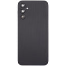 Tapa trasera negra para Samsung Galaxy A14 4G (A145) con lente de cámara integrada, ideal para reparación.