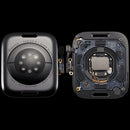 Tapa trasera de aluminio Space Black para Apple Watch Series 8 41mm, repuesto para reparación.