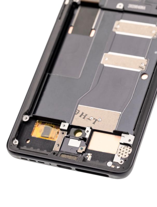 Pantalla LCD con marco para TCL 10 Pro (Reacondicionada) (Gris)