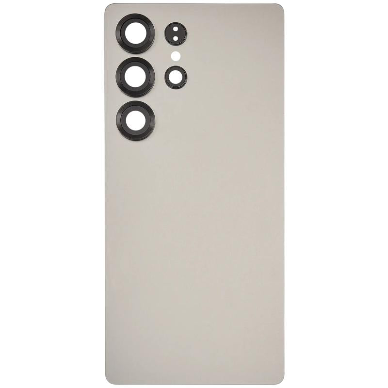 Tapa trasera con lente de cámara Samsung Galaxy S25 Ultra 5G disponible para reparaciones en Guatemala.