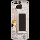 Pantalla OLED Samsung Galaxy S8 Plus Arctic Silver con marco, repuesto para reparación display G955.