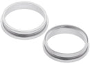 Anillo de bisel de cámara trasera blanco para iPhone 16/16 Plus, pack de 10 unidades, repuesto.