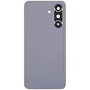 Tapa trasera gris verdoso para Samsung Galaxy A37 5G (A376) con lente de cámara, pieza de repuesto sin logo.