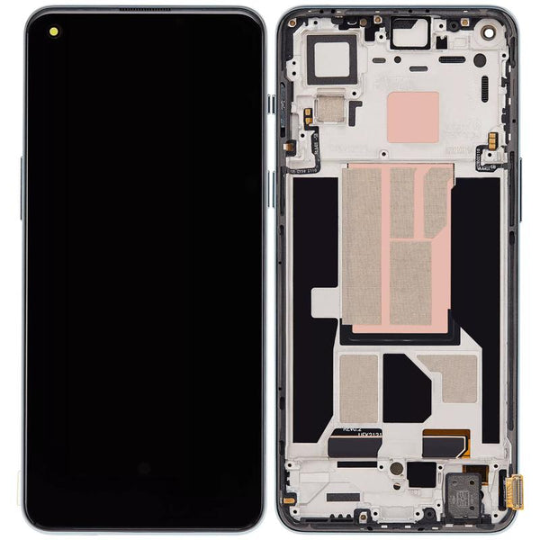 Compra la pantalla OLED con marco para OnePlus Nord 2 5G en Guatemala, disponible en color Blue Haze.