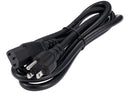 Cable de poder AC C13 negro para Xbox Series S/X, PS3, computadoras, monitores e impresoras (versión USA/Canadá).
