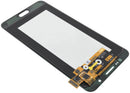 Pantalla original Samsung Galaxy J7 (J710 2016) blanca, display LCD y frente para reparación de pantalla rota.