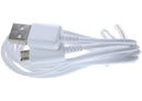 Cargador de pared Samsung de 10W USB-A blanco, adaptador de viaje 5V 2A para carga rápida.