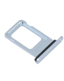Bandeja SIM original Starlight para iPhone 14 / 14 Plus (A2632, A2881), repuesto Apple service pack.
