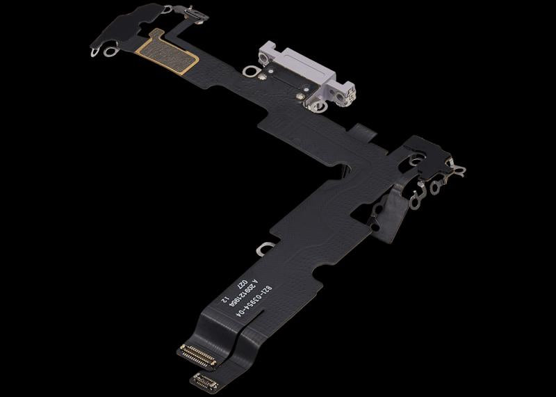 Puerto de carga para iPhone 14 Plus (Usado original) (Morado)