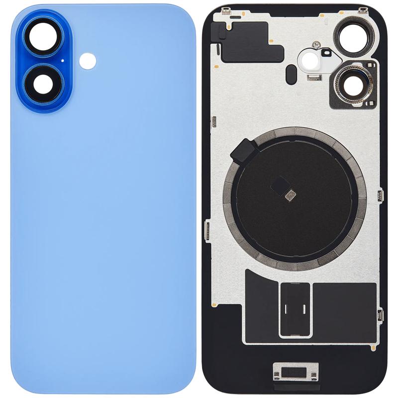 Compra la tapa trasera con placa de acero con imán MagSafe preinstalado para iPhone 16 en Guatemala.