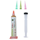 Jeringa de flux de soldadura Amtech RMA-223-LF Tacky Paste No-Clean de 10cc, para reparación de electrónica.
