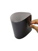 Tapete mouse pad negro 20x25 cm, ideal para accesorios de computadora, oficina o gaming.