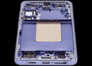 Pantalla OLED usada Samsung Galaxy S24 Plus 5G Cobalt Violet con marco, ideal para reparación de display roto.