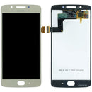 Pantalla original Motorola Moto G5 XT1670 dorada, repuesto LCD para reparación de pantalla rota.