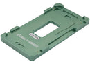 Molde de posicionamiento de metal para respring de vidrio iPhone 15 Pro, A2848, alineación precisa de pantalla.