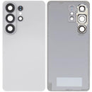 Tapa trasera de vidrio blanca para Samsung Galaxy S26 Ultra, repuesto original para reparación.
