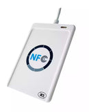Lector NFC USB ACS ACR122U-A9 para diagnóstico y reparación de Apple Watch, tarjetas y dispositivos NFC.