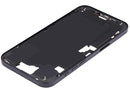 Chasis intermedio negro para iPhone 16 Plus con botones de encendido y volumen, versión EU/Global, Aftermarket Plus.