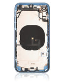 Tapa trasera para iPhone XR con componentes pequenos pre-instalados (Azul)