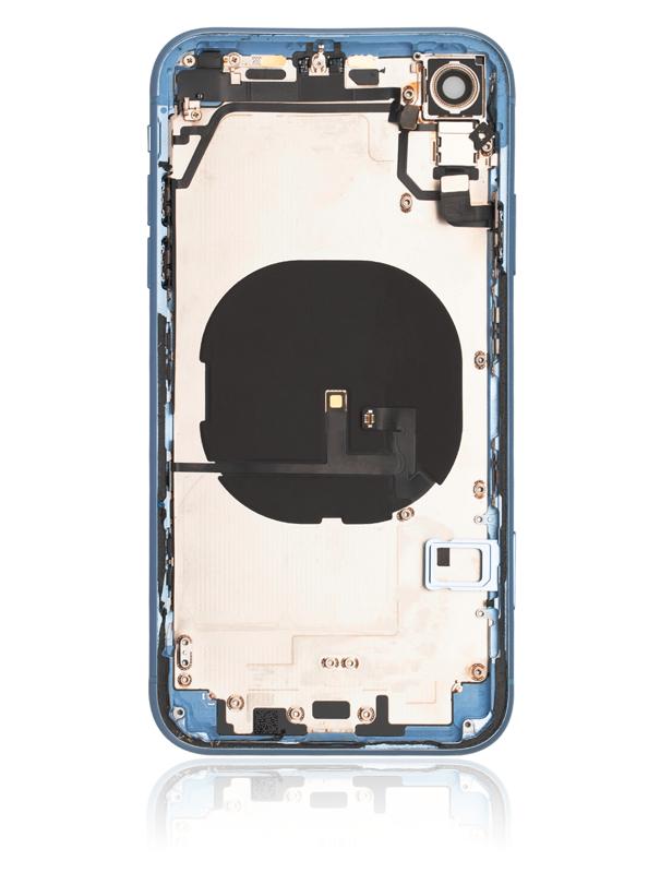 Tapa trasera con componentes pequenos para iPhone XR (Azul)