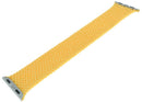 Correa Braided Solo Loop original Apple Watch en color Sunshine, talla 5 mediana para modelos de 38mm, 40mm y 41mm.