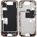 Marco medio Desert Titanium para iPhone 16 Pro (US Version), con botones power y volumen, repuesto A2849.