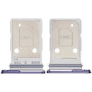 Bandeja dual SIM Samsung Galaxy S26 (S942) Cobalt Violet, repuesto para reparación, porta chip.