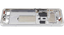 Mid-frame housing blanco para Xiaomi 15 Ultra, repuesto de carcasa para cambio de frame roto.
