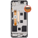 Pantalla refurbished con frame dorado para Realme 10 Pro (RMX3661), display LCD para reparación.
