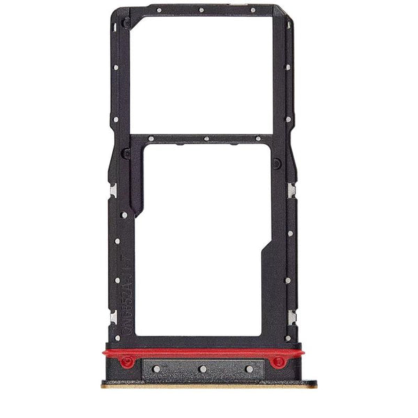 Reemplazo de bandeja SIM compatible en Guatemala para Motorola Moto G 5G XT2417 / 2024 en color dorado.