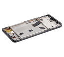 Pantalla LCD refurbished negra con marco para Huawei Nova 10Z, ideal para cambio y reparación de display.
