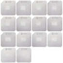 Kit de mallas Amaoe Plantation Apple Net de 14 piezas para reparación de iPhone A8-A19 Pro.