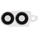 Lente de cámara trasera con aro y bisel para Samsung Galaxy Z Flip 7 5G, repuesto para reparación de cristal.