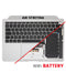 Encuentra tapa superior con batería y teclado para MacBook Air 13 Retina Late 2020 en Guatemala.