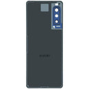 Tapa trasera de vidrio original Sony Xperia 10 II azul, repuesto para reparación.