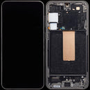 Pantalla OLED verde de 120Hz para Samsung Galaxy S23 Plus SM-S916B, con marco, repuesto aftermarket.