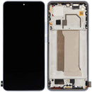 Pantalla OLED refurbished Alpine Blue para Xiaomi 13T/13T Pro con marco, lista para reparación de display.