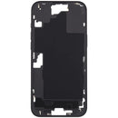 Chasis de marco medio negro para iPhone 16 Plus con botones de encendido y volumen, versión US (A3082, A3289).