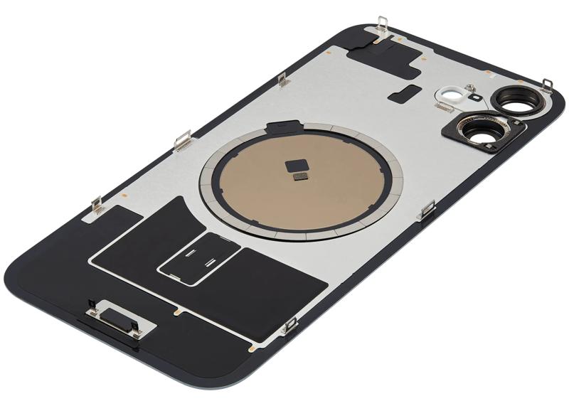 Compra una tapa trasera con placa de acero con imán MagSafe preinstalado para iPhone 16 Plus en Guatemala.