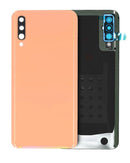 Tapa trasera con lente de cámara original para Samsung Galaxy A50 en Guatemala.