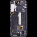 Pantalla OLED Samsung Galaxy S22 Plus 5G Phantom Black con marco, display de 120Hz para reparación de pantalla rota.