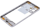 Marco medio de repuesto gris para Samsung Galaxy A17 4G, chasis original para reparación SM-A175F.