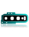 Lente de camara trasera con aro de bisel para Samsung Galaxy S10 (Verde)