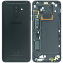 Tapa trasera original Samsung Galaxy A6 Plus (A605) negra, repuesto para SM-A605F, back cover.