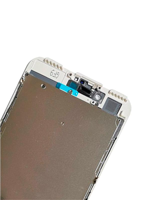 Pantalla LCD para iPhone 7 Plus con placa de metal (Blanco)